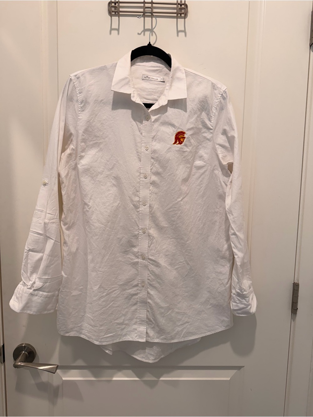 Peter Millar White Cotton
Blend USC Trojans
Embroidered Women’s Size M